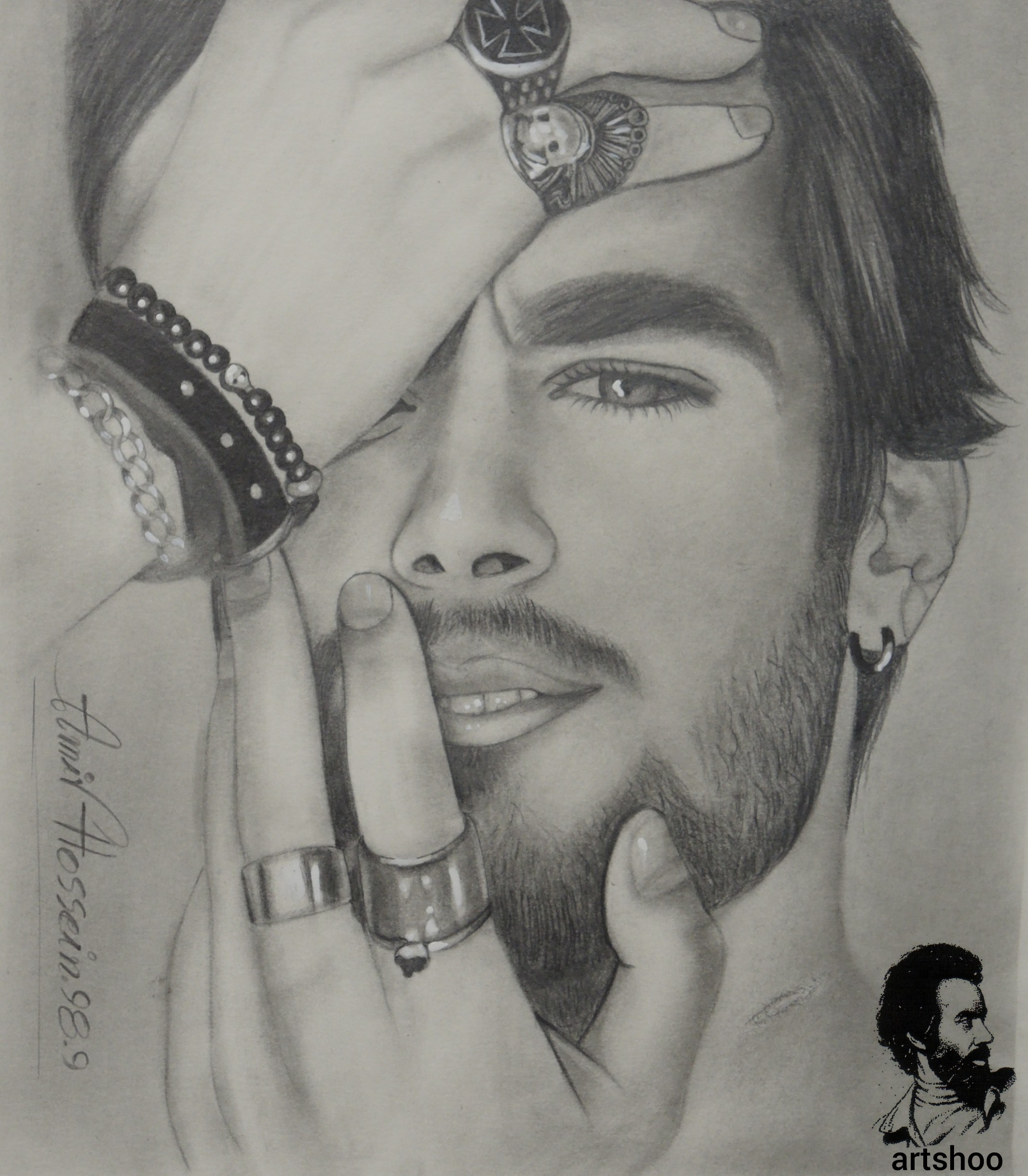 نقاشی سیاه قلم